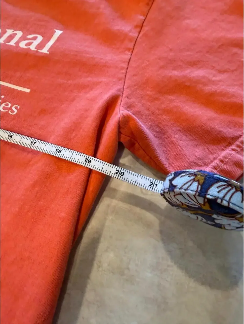 Comfort Colors T-Shirt Unisex L Coral NYAJ x DWDW Acceptional Graphic Tee Crew